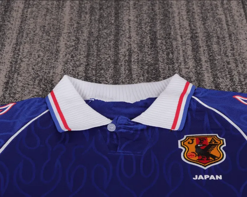 Japan 1998 Retro Japan Home Football Shirt Kids Size 1998 — 3