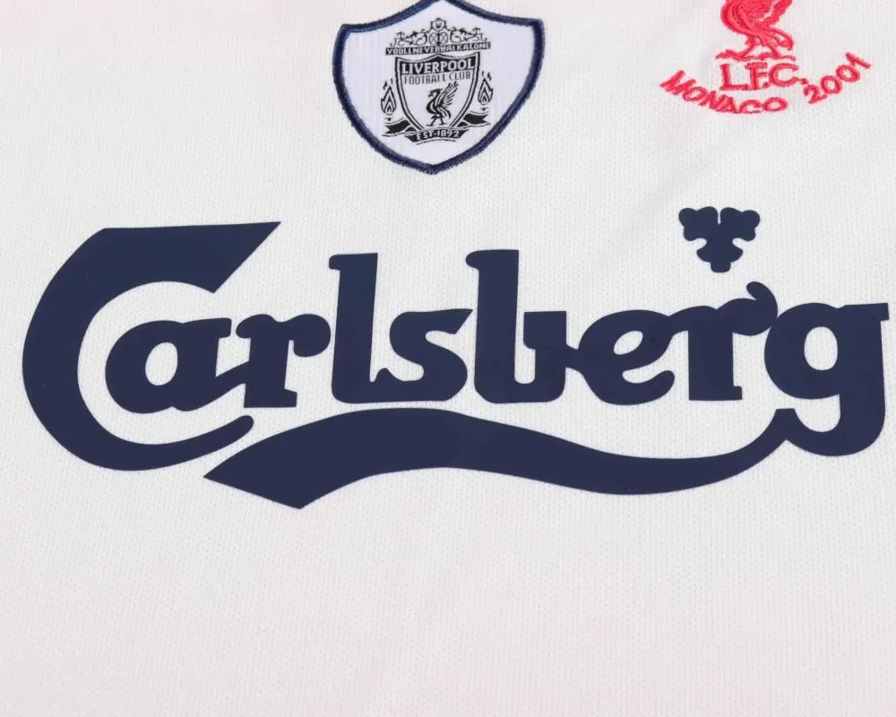 Liverpool 2001-2002 Retro Liverpool Away Football Jersey Kids Size 2001/2002 — 4