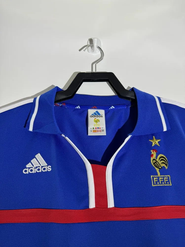 France 2000 Retro France Home Football Shirt 2000 — 3
