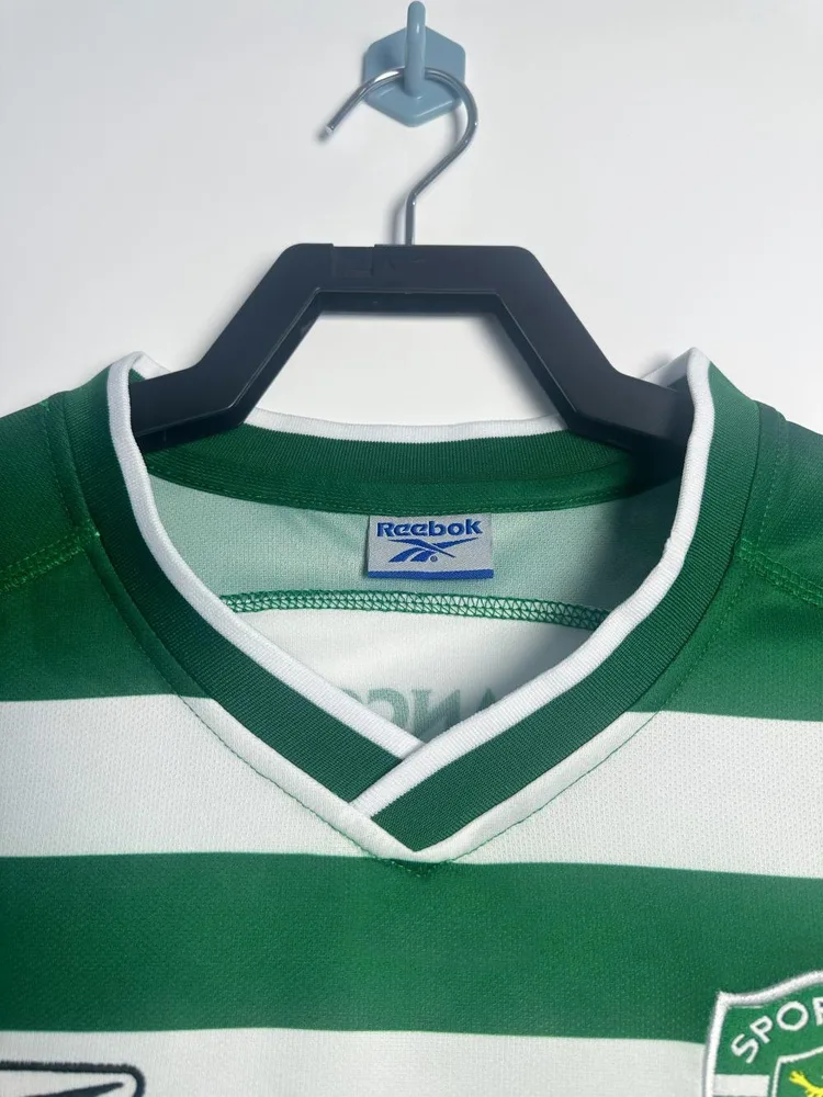 Sporting Lisbon 2003-2004 Retro Sporting Lisbon Home Football Shirt 2003/2004 — 3