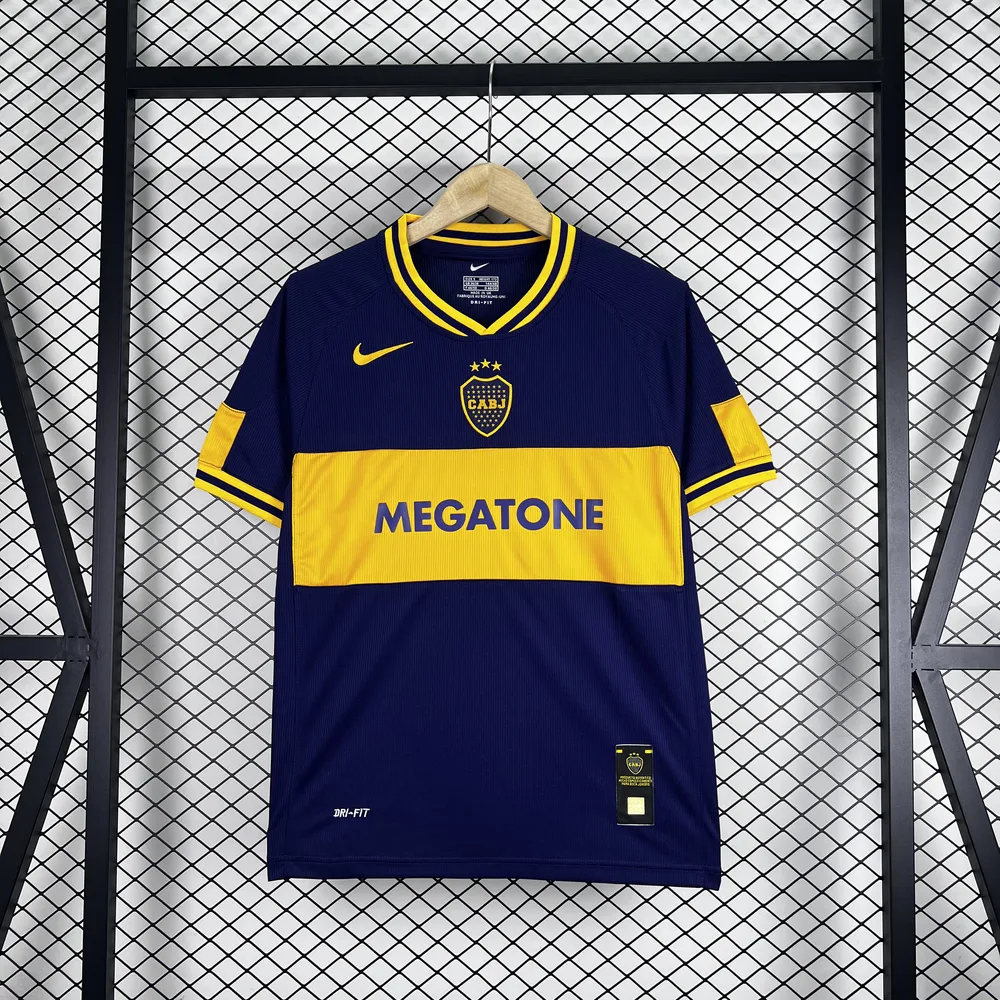 Boca Juniors 2006/2007 Retro Boca Juniors Home Football Jersey 2006/2007