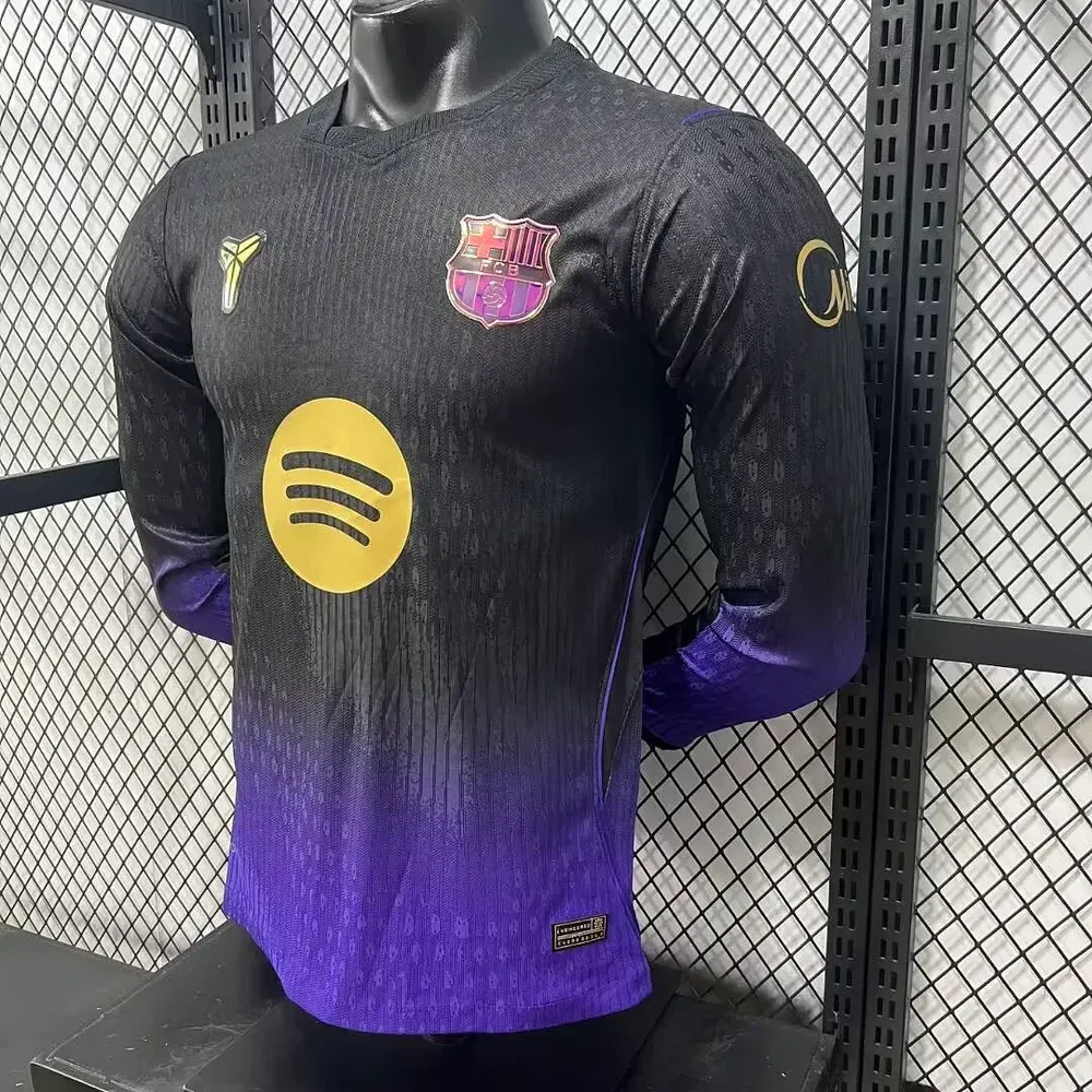 Barcelona 2026/2027 Manga larga Versión jugador Barcelona Visitante Camiseta de fútbol 2026/27 — 4