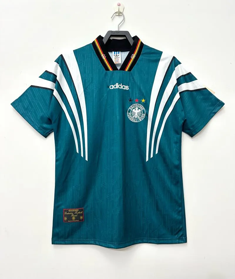 Germany 1996 Retro Camiseta de fútbol Germany Visitante 1996