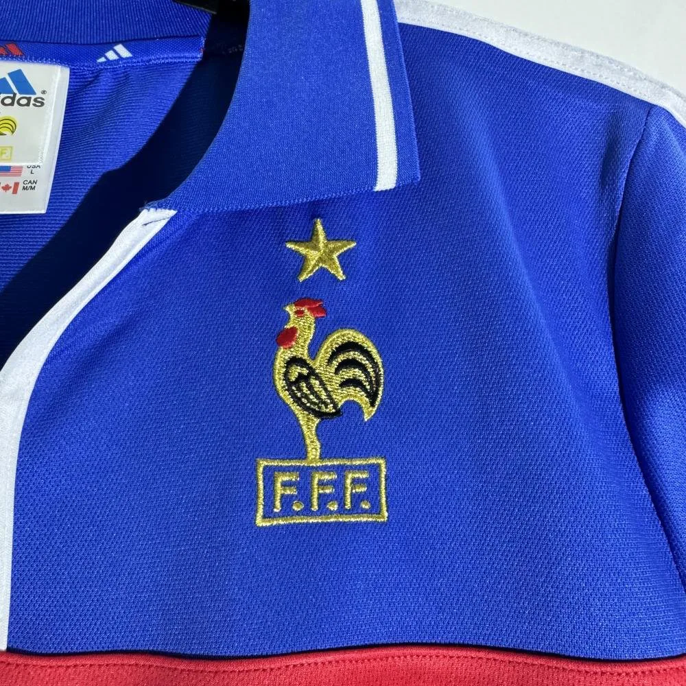 France 2000 Retro France Home Football Shirt 2000 — 5