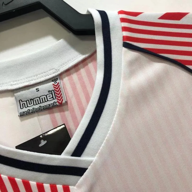 Denmark 1986 Retro Denmark National Team Visitante Camiseta de fútbol 1986 — 3