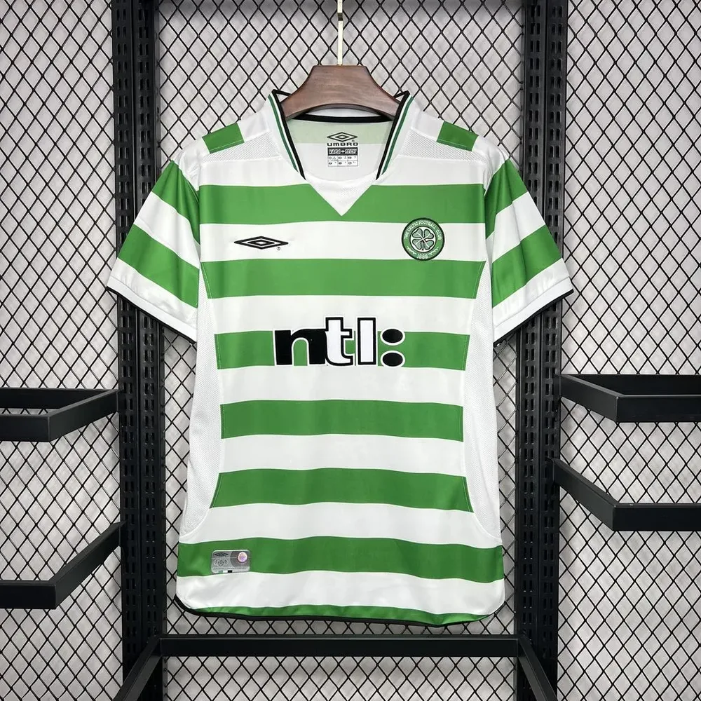 Celtic 2001/2002 Retro Celtic Local Camiseta de fútbol 2001/2002