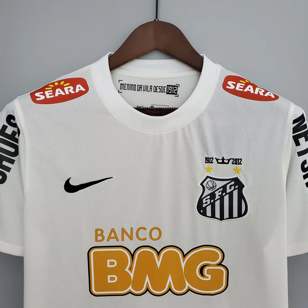 Santos 2012 Retro Santos Local Camiseta de fútbol 2012 — 3