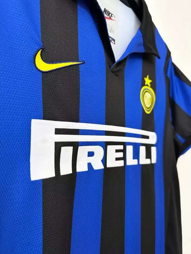 Inter Milan 1998/1999 Retro Inter Milan Home Football Jersey 1998/1999 — 4