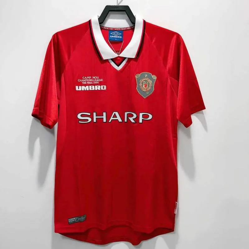 Manchester United 1999/2000 Retro Manchester United Local Camiseta de fútbol 1999/2000