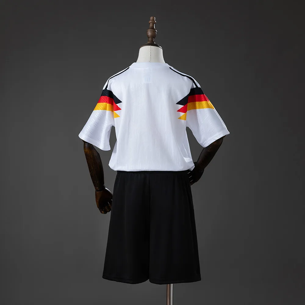 Germany 1990 Retro Germany Local Camiseta de fútbol Talla infantil 1990 — 2