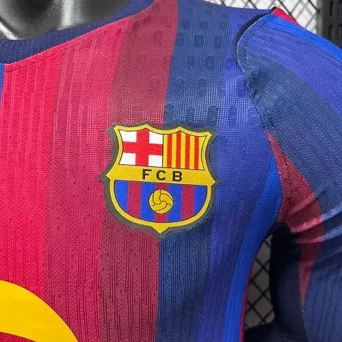 Barcelona 2026/2027 Long Sleeve Player Version Barcelona Home Football Jersey 2026/27 — 6