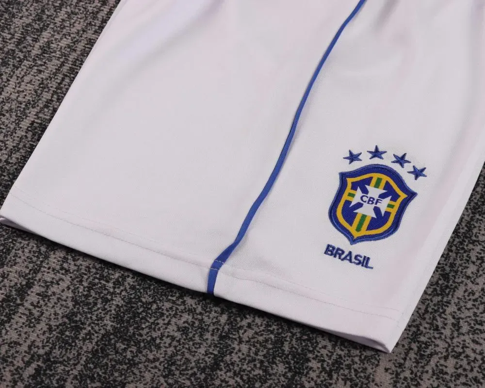 Brazil 2002 Retro Brazil Away Football Shirt Kids Size 2002 — 10