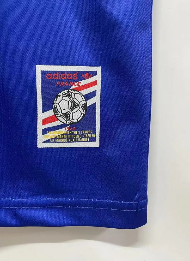 France 1984 Retro France Home Football Shirt 1984 — 6