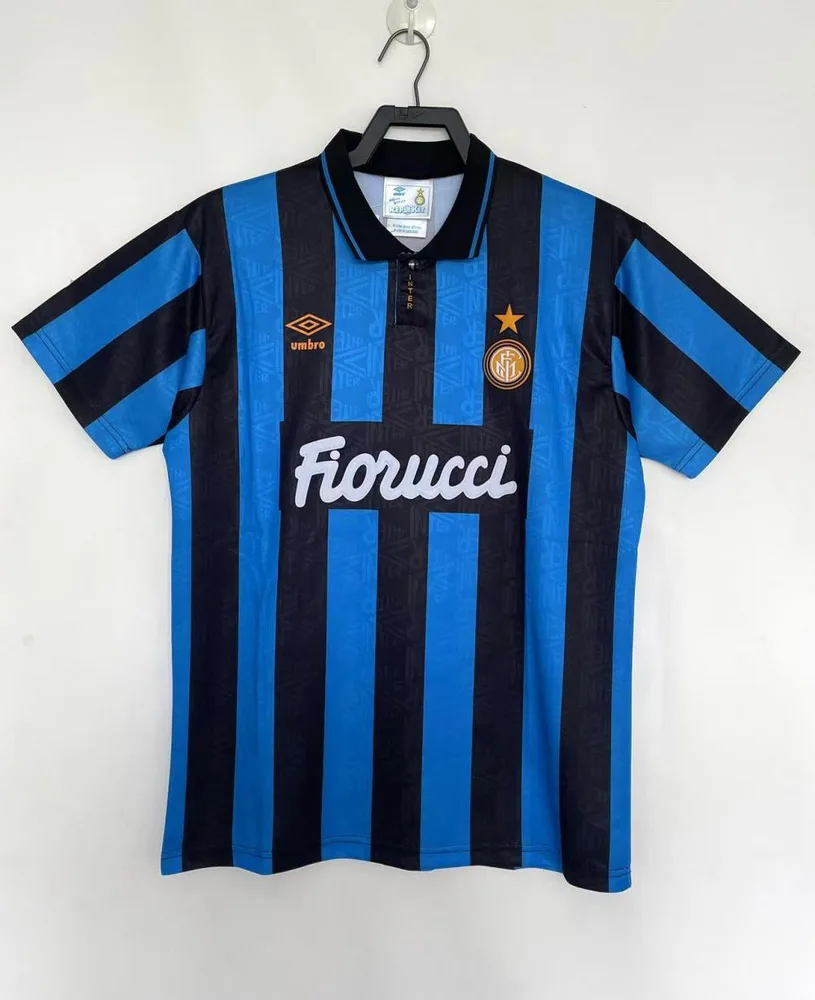 Inter Milan 1992-1994 Retro Inter Milan Local Camiseta de fútbol 1992/1994
