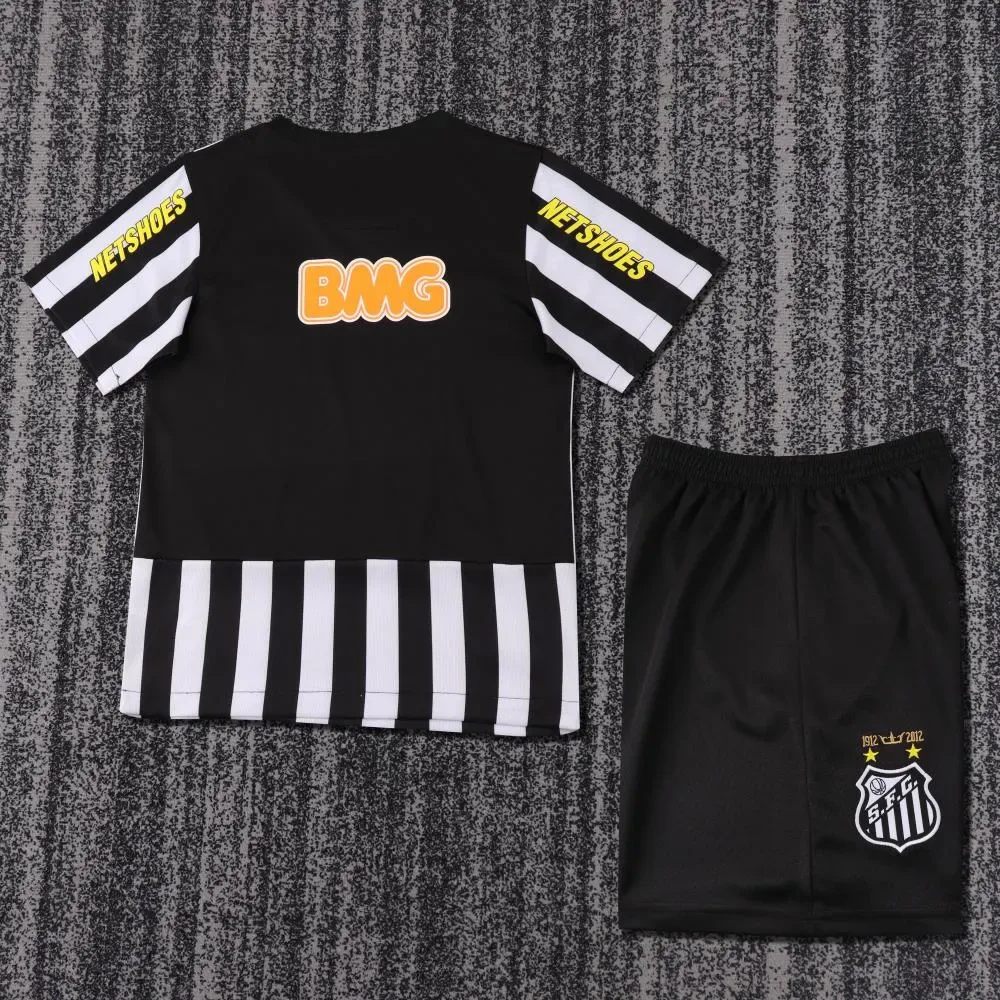 Santos 2012/2013 Retro Santos Visitante Camiseta de fútbol Talla infantil 2012/2013 — 2