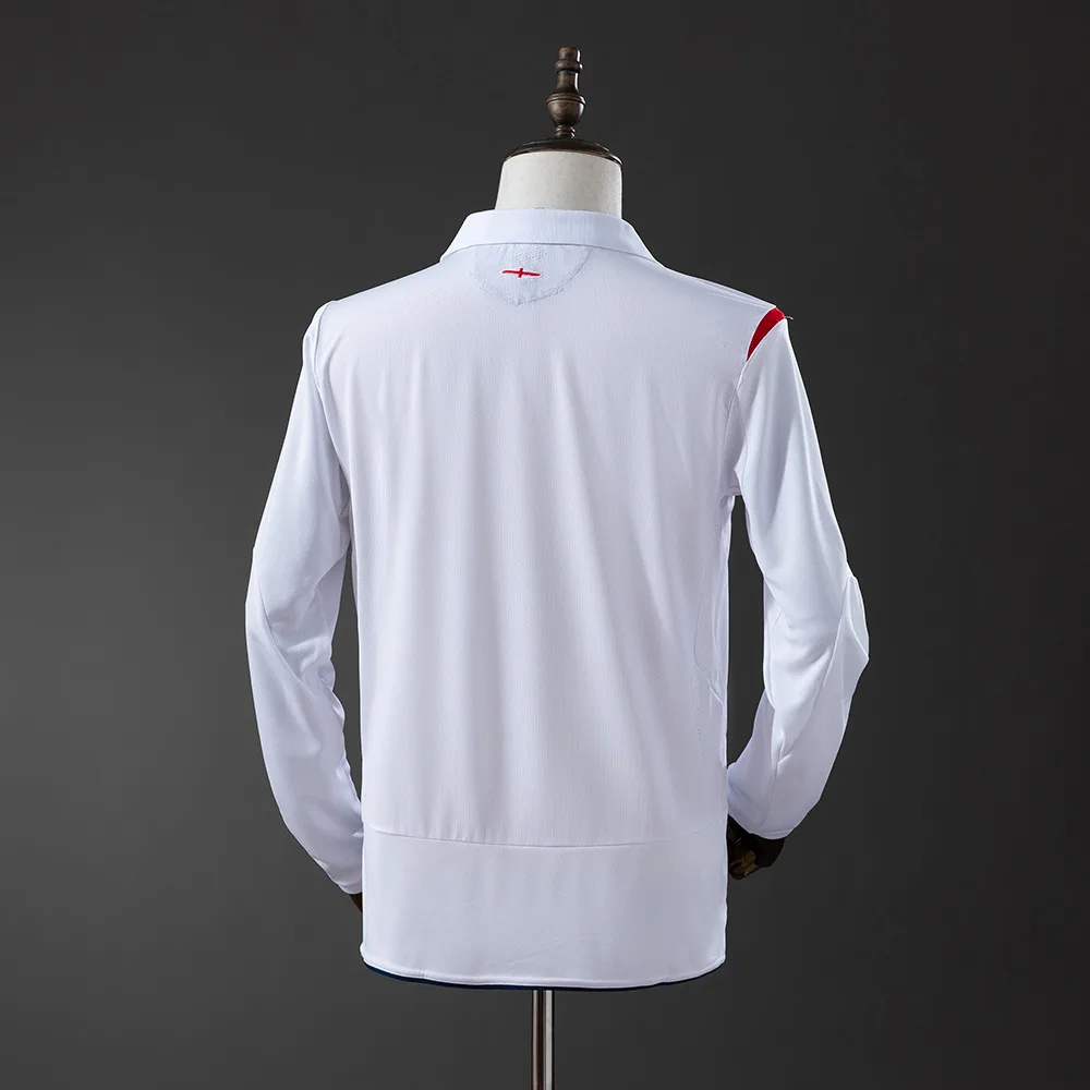 England 2006 Retro England Local Manga larga Jersey 2006 — 2