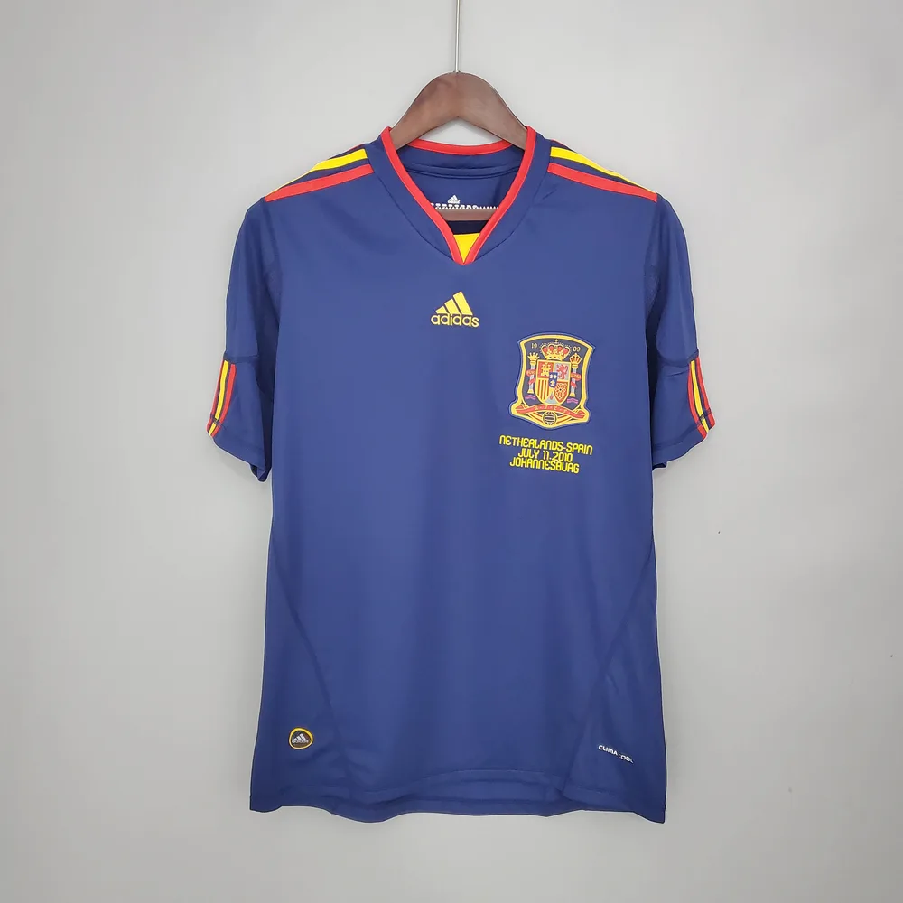 Spain 2010 Retro Spain Visitante Camiseta de fútbol 2010