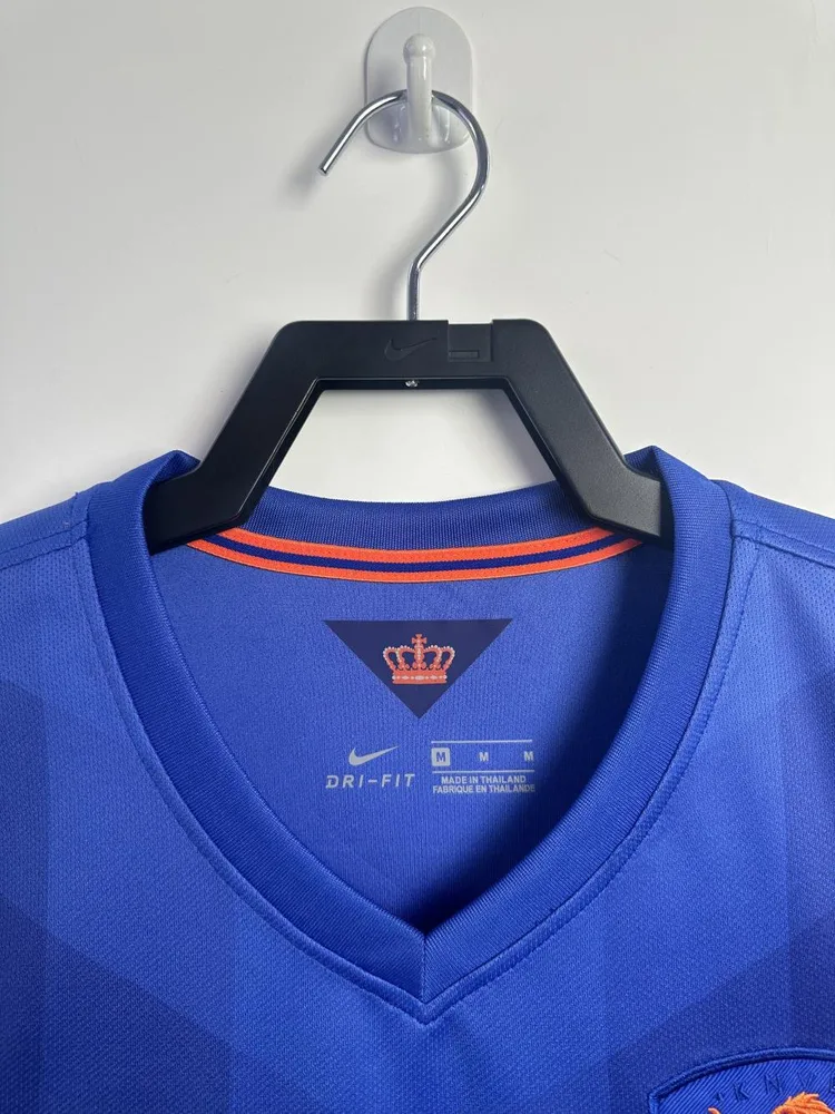 Netherlands 2014 Retro Netherlands Away Football Shirt 2014 — 3