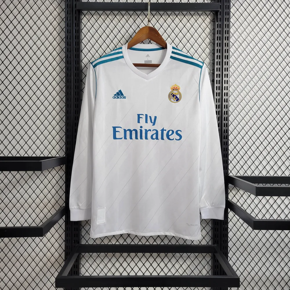 Real Madrid 2017/2018 Retro Manga larga Real Madrid Local 2017/2018