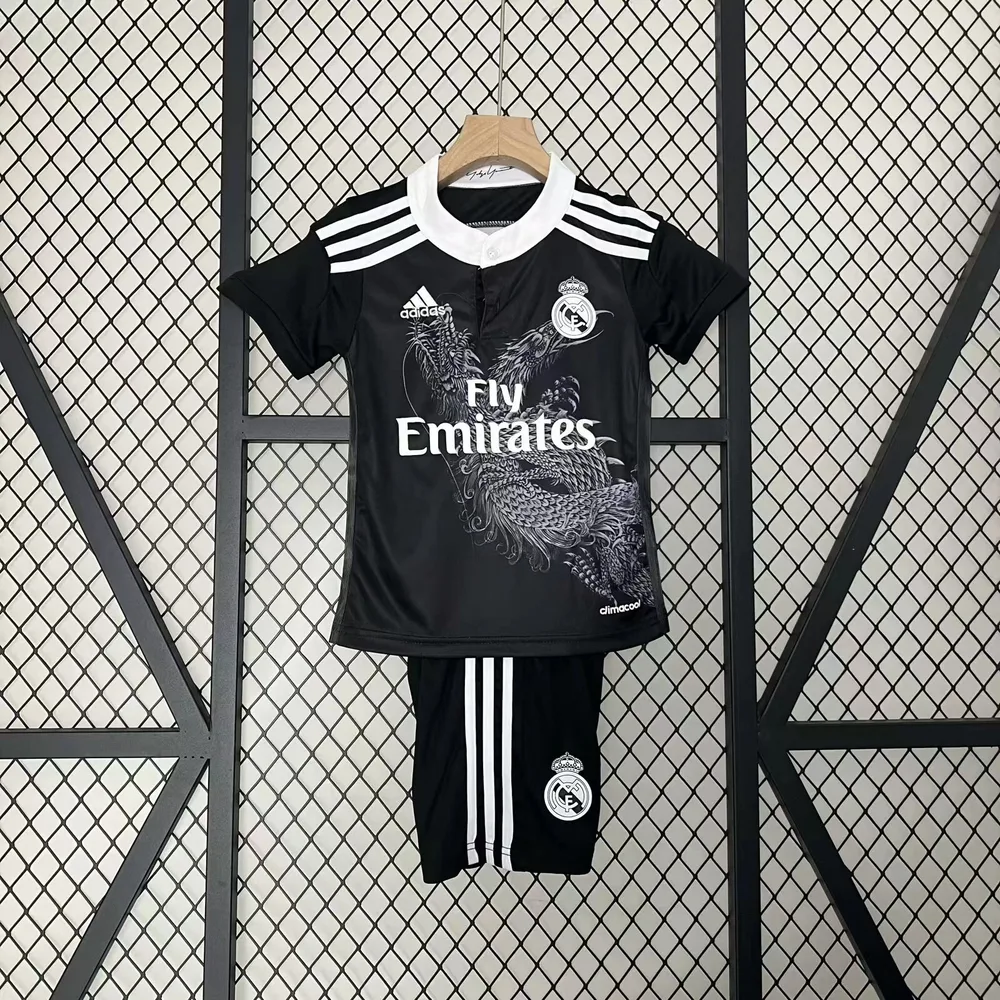 Real Madrid 2014/2015 Retro Real Madrid Tercera Visitante Camiseta de fútbol Talla infantil 2014/2015