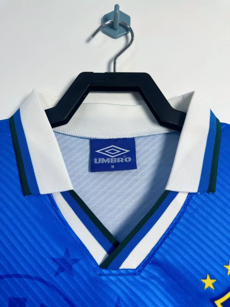 Brazil 1996 Retro Brazil Away Soccer Jersey Football Shirt 1996 — 3