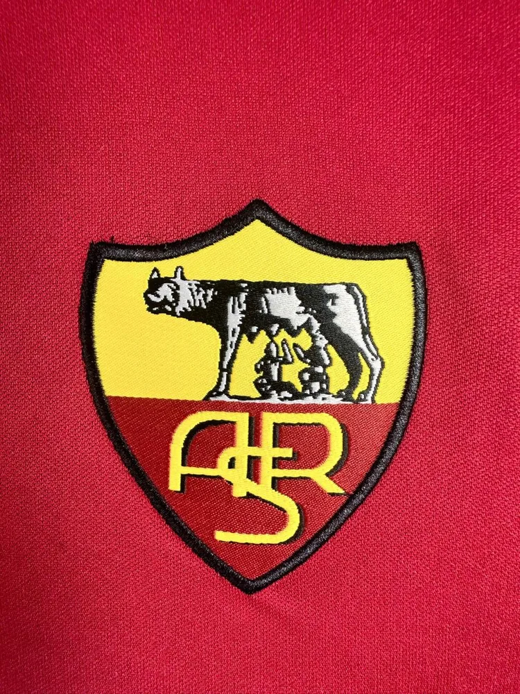 AS Roma 1998-1999 Retro Long Sleeve Roma Home Soccer Jersey 1998/1999 — 4