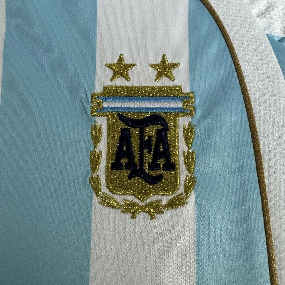 Argentina 2006 Retro Argentina National Team Home Jersey 2006 — 3