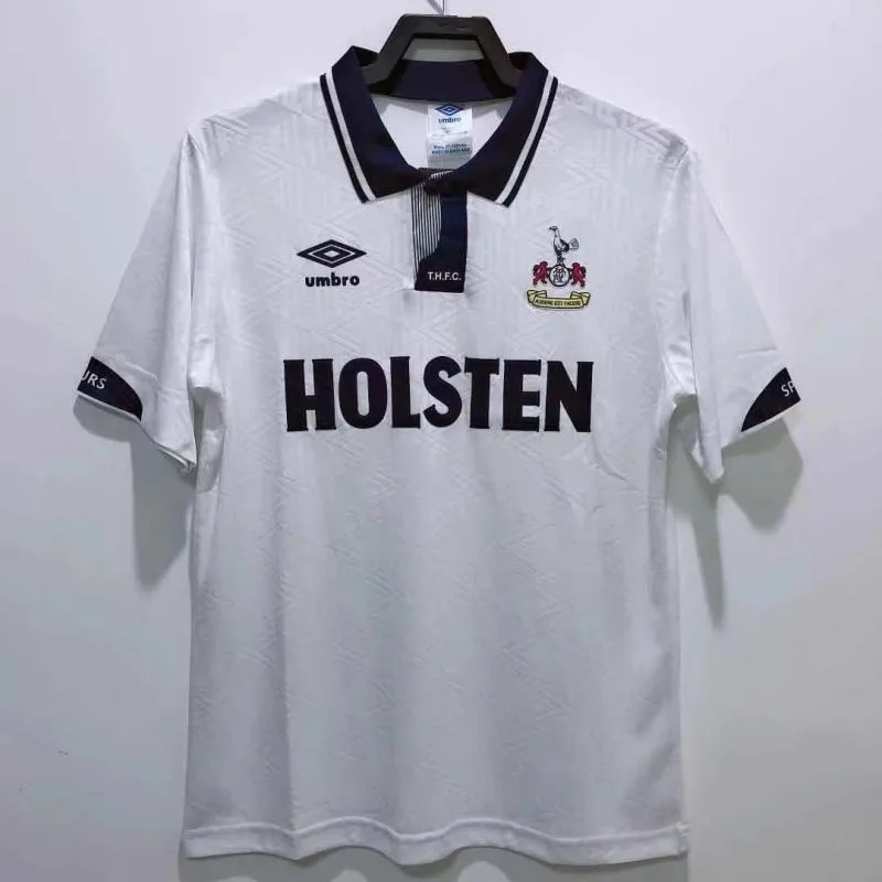 Tottenham 1991/1993 Retro Tottenham Hotspur Local Camiseta de fútbol 1991/1993