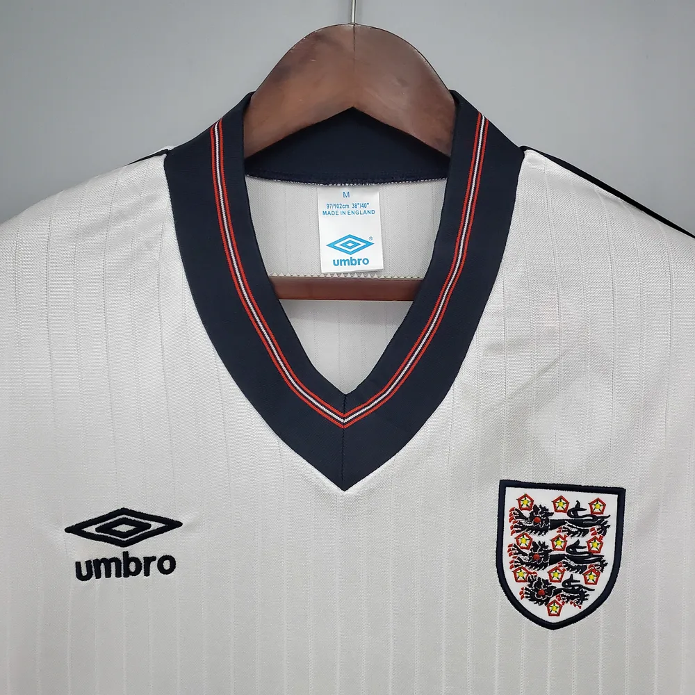 England 1984/1987 Retro England Local Camiseta de fútbol 1984/1987 — 7