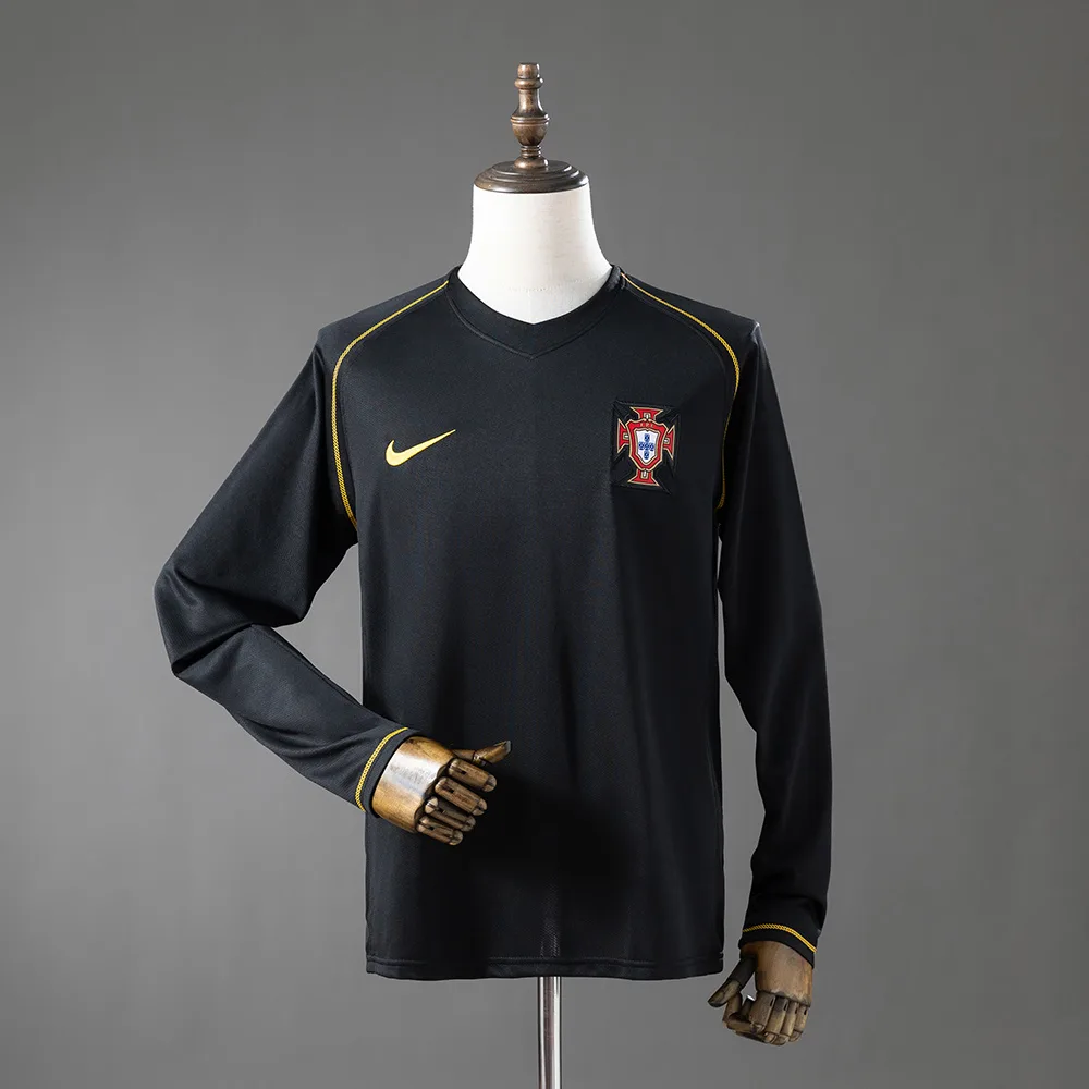 Portugal 2006 Retro Long Sleeve Portugal Away Jersey 2006