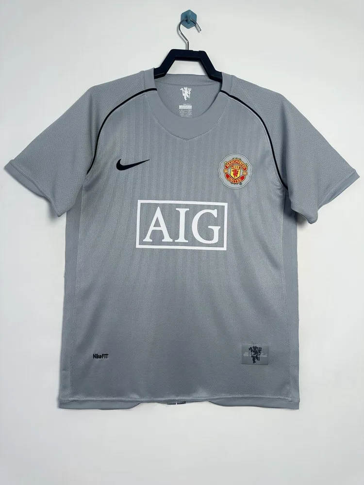 Manchester United 2007/2008 Retro Manchester United Portero Camiseta de fútbol 2007/2008
