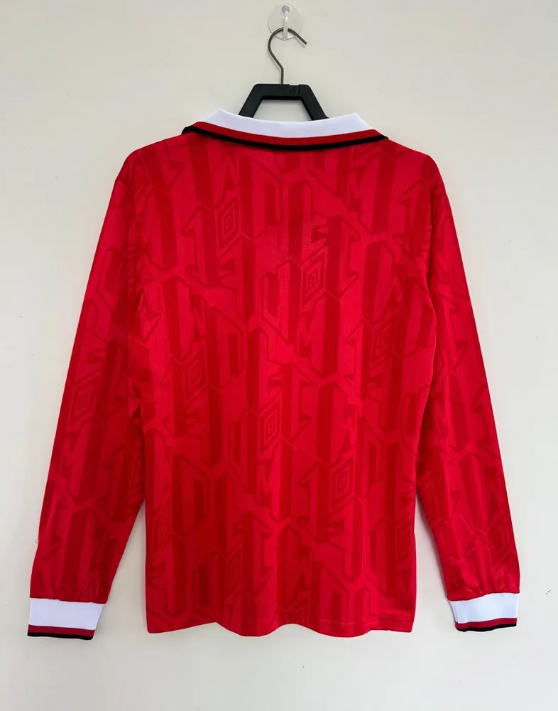 Manchester United 1992/1994 Retro Long Sleeve Manchester United Home Football Shirt 1992/1994 — 2