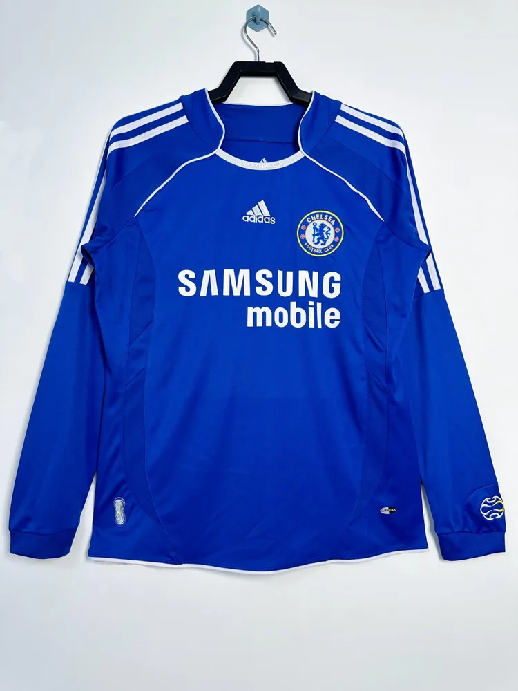 Chelsea 2006-2007 Retro Manga larga Chelsea Local Camiseta de fútbol 2006/2007