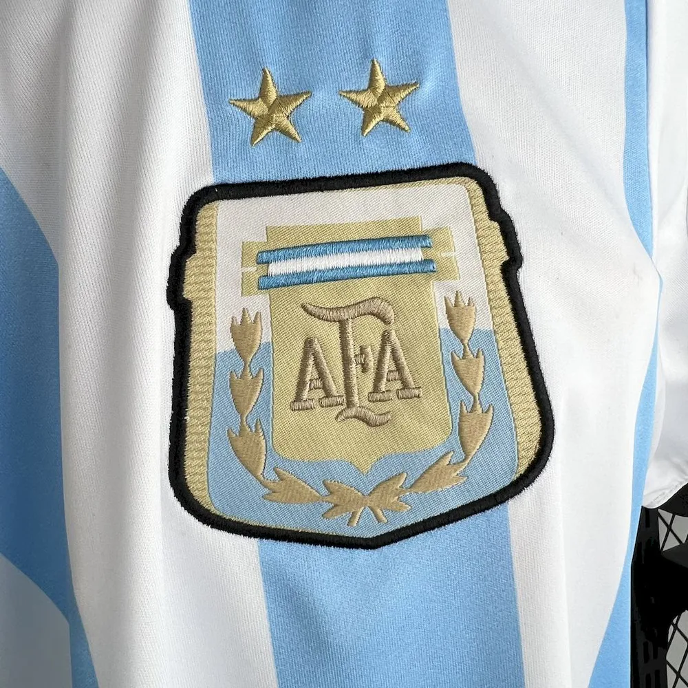 Argentina 2014 Retro Argentina National Team Home Jersey 2014 — 4