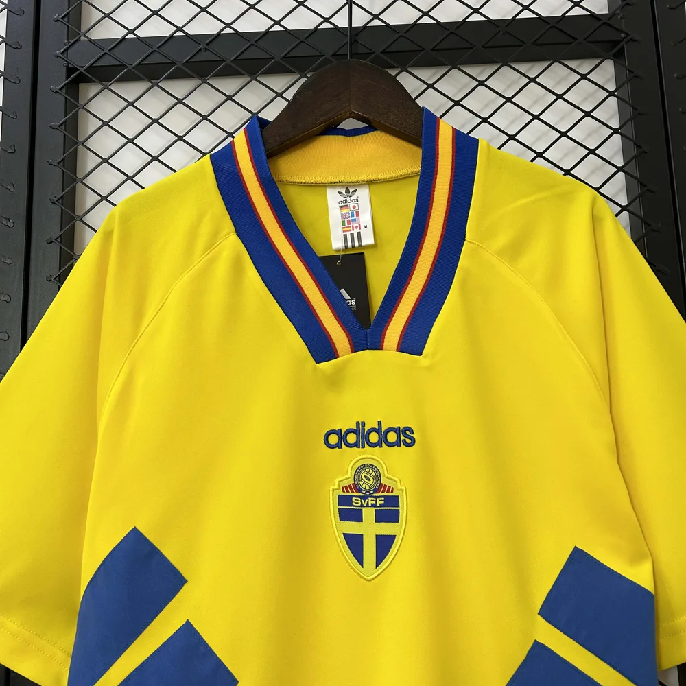 Sweden 1994 Retro Sweden Local Camiseta de fútbol 1994 — 3