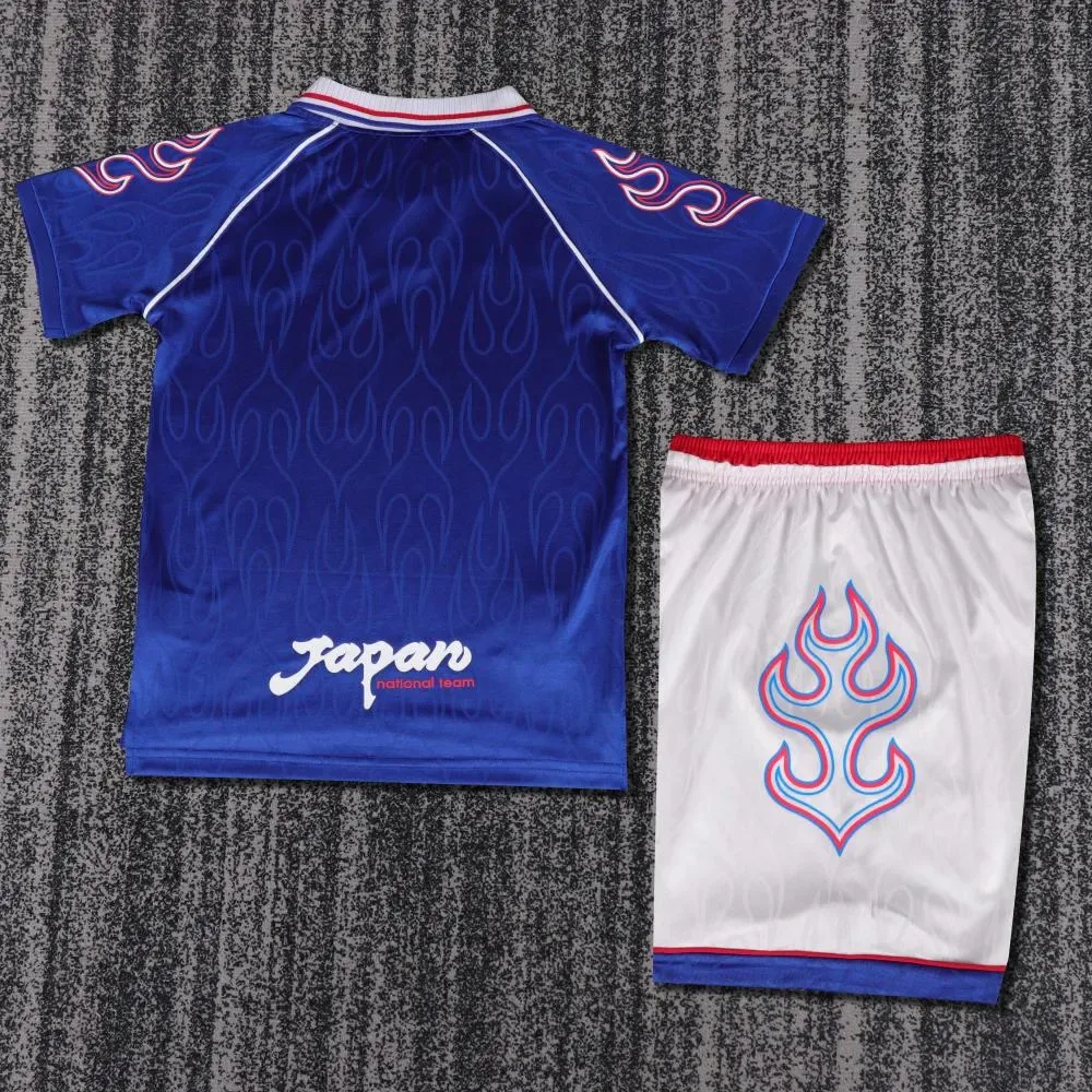 Japan 1998 Retro Japan Home Football Shirt Kids Size 1998 — 2
