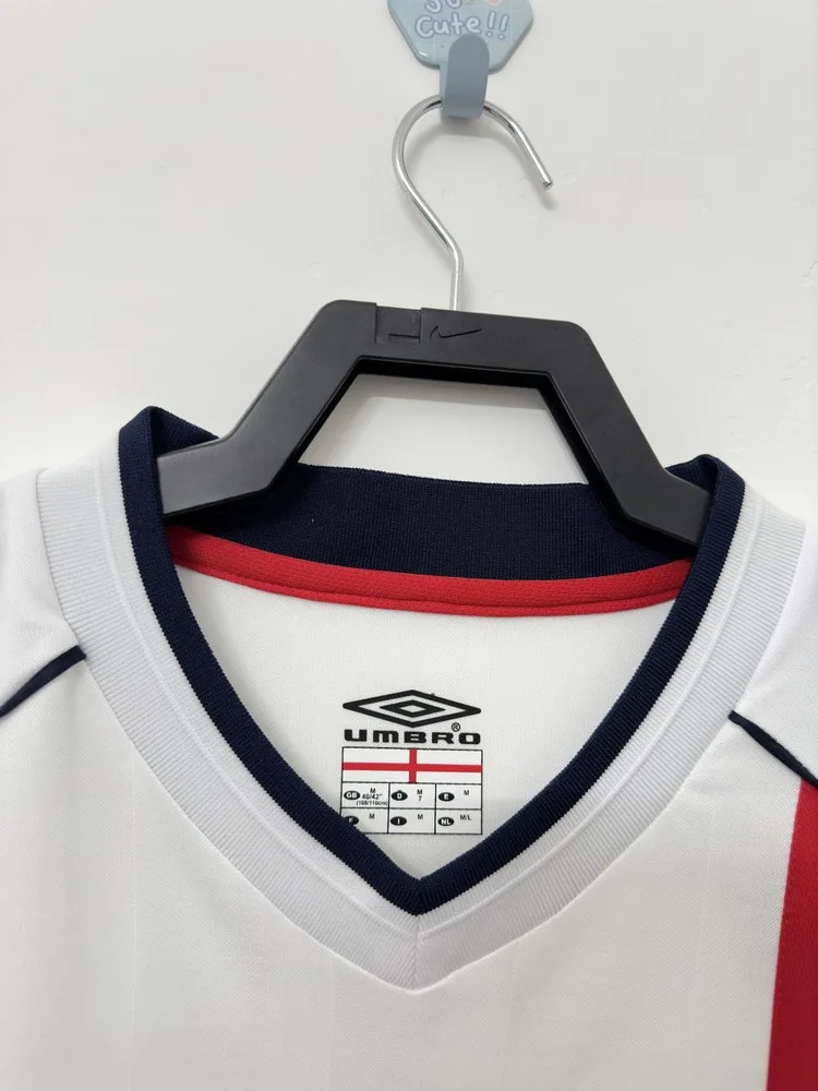 England 2002 Retro England Local Camiseta de fútbol 2002 — 3