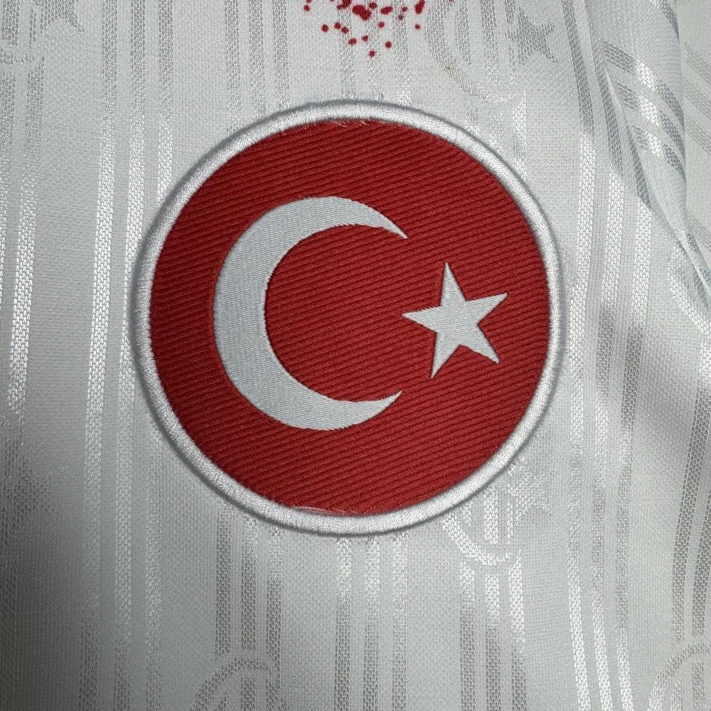 Turkiye 1996 Retro Türkiye National Team Away Football Shirt 1996 — 5