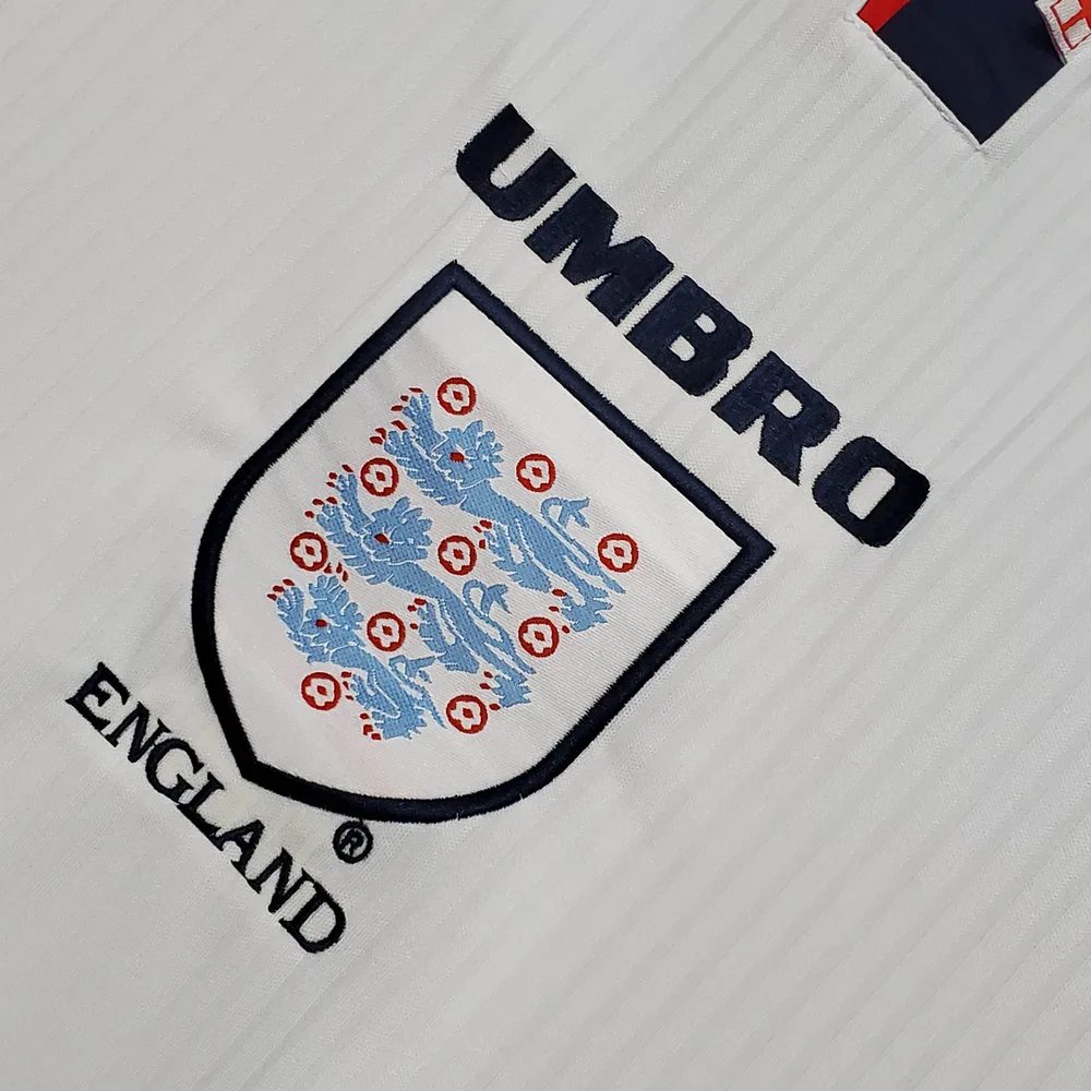 England 1998 Retro England Home Soccer Jersey 1998 — 4