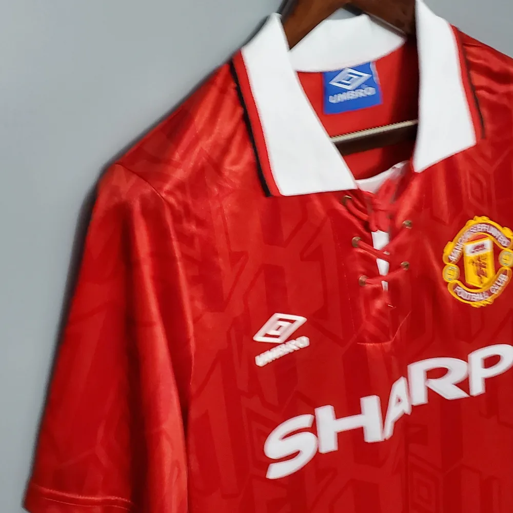 Manchester United 1992/1994 Retro Manchester United Home Football Shirt 1992/1994 — 7