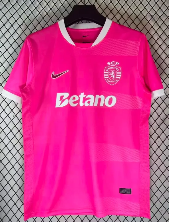 Sporting Lisbon 2026/2027 Sporting Lisbon Training Suit pink Football Shirt 2026/27