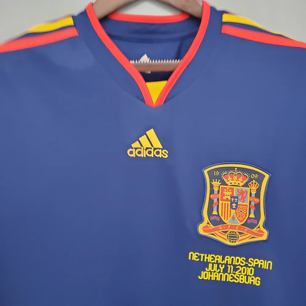 Spain 2010 Retro Spain Away Soccer Shirt 2010 — 3