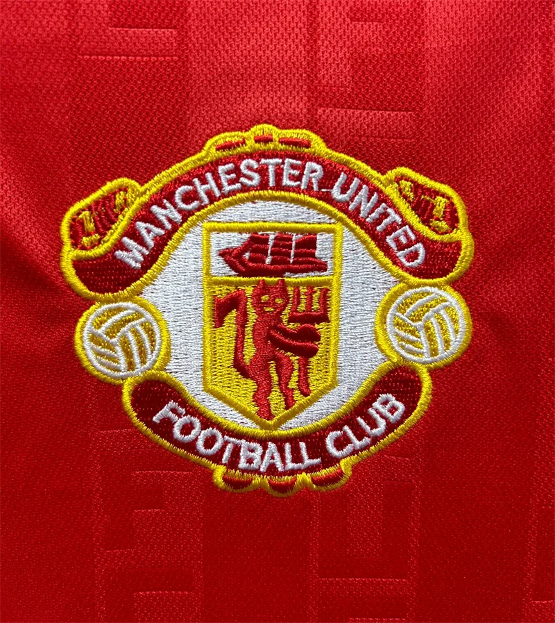 Manchester United 1988/1990 Retro Manchester United Home Football Shirt 1988/1990 — 5