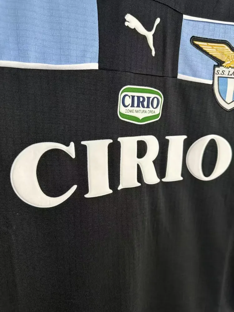Lazio 1998/1999 Retro Manga larga Lazio Visitante Camiseta de fútbol 1998/1999 — 4