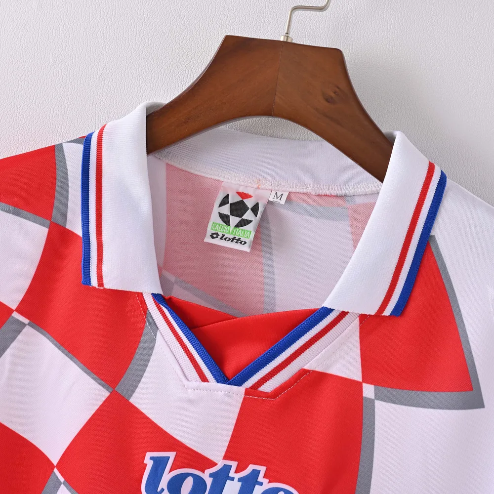 Croatia 1998 Retro Croatia National Team Home Football Shirt 1998 — 7