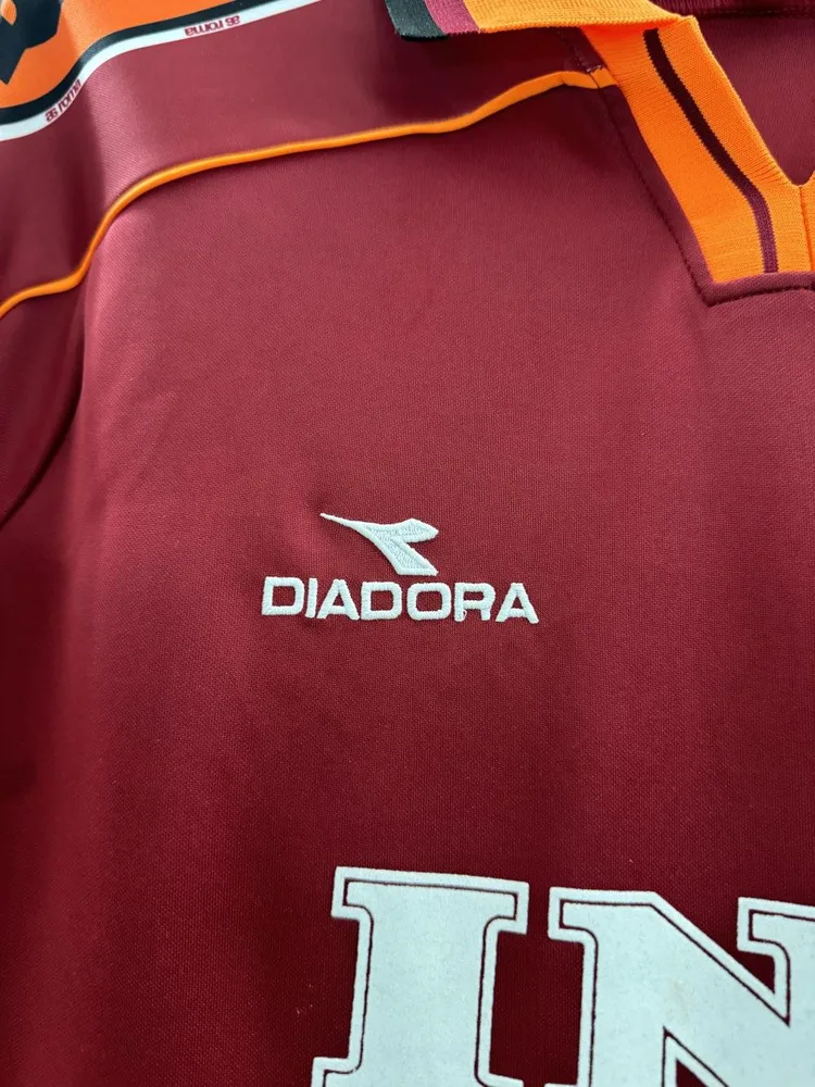 AS Roma 1998-1999 Retro Roma Home Soccer Jersey 1998/1999 — 5