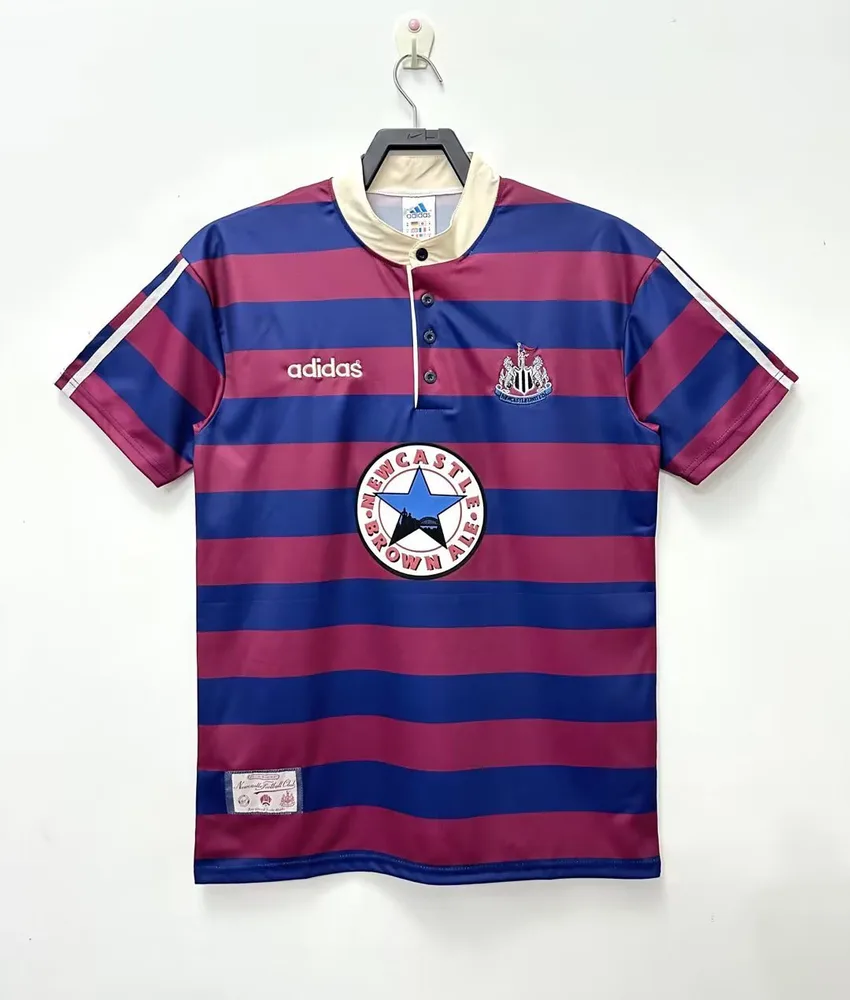 Newcastle 1995/1997 Retro Newcastle United Visitante Camiseta de fútbol 1995/1997