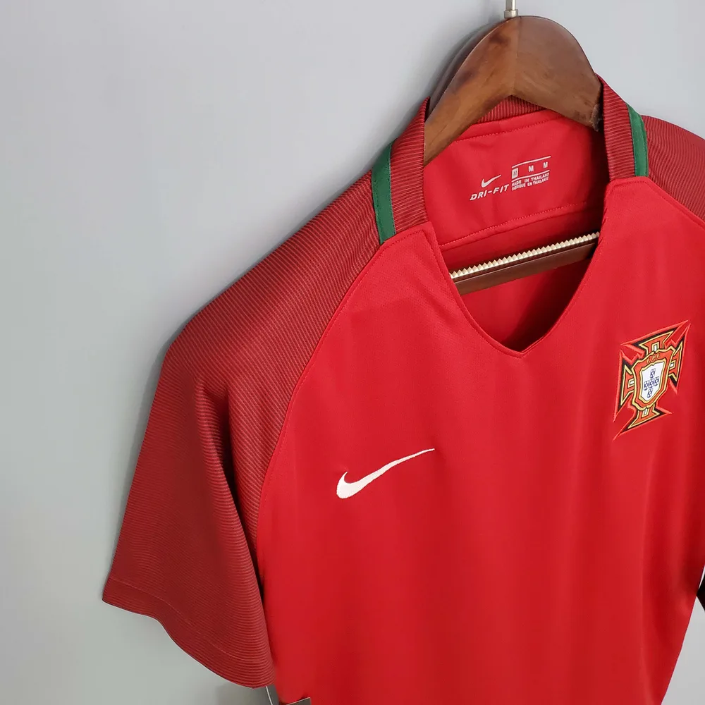 Portugal 2016 Retro Portugal Home Football Shirt 2016 — 5