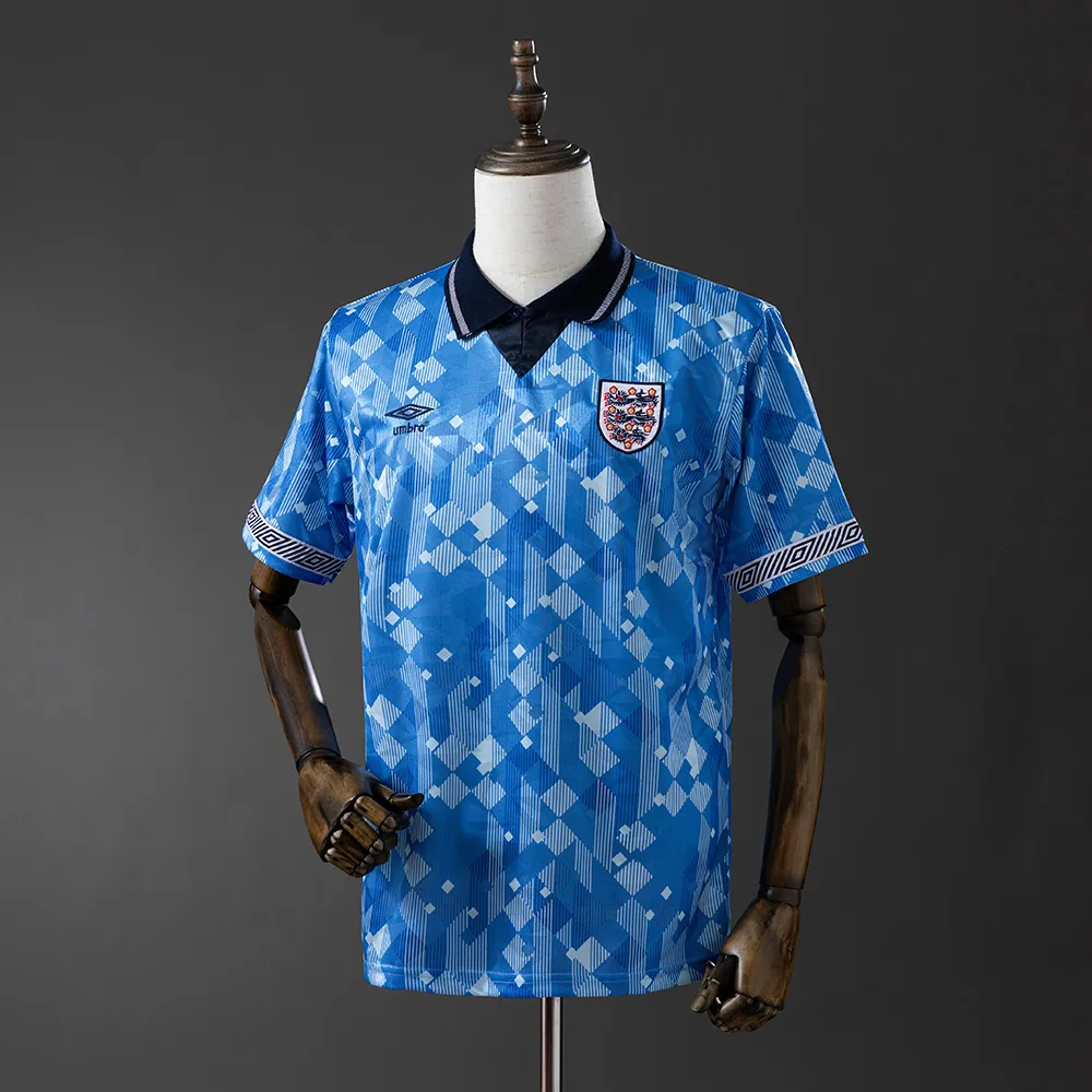 England 1990 Retro England Second Away Jersey 1990 — 1