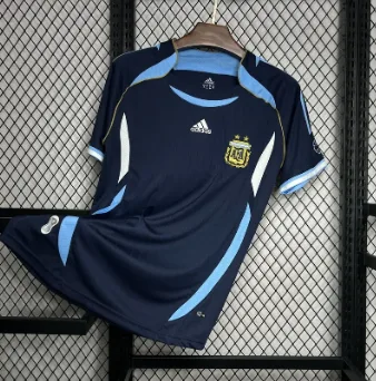 Argentina 2006 Retro Argentina National Team Visitante Camiseta de fútbol 2006 — 3